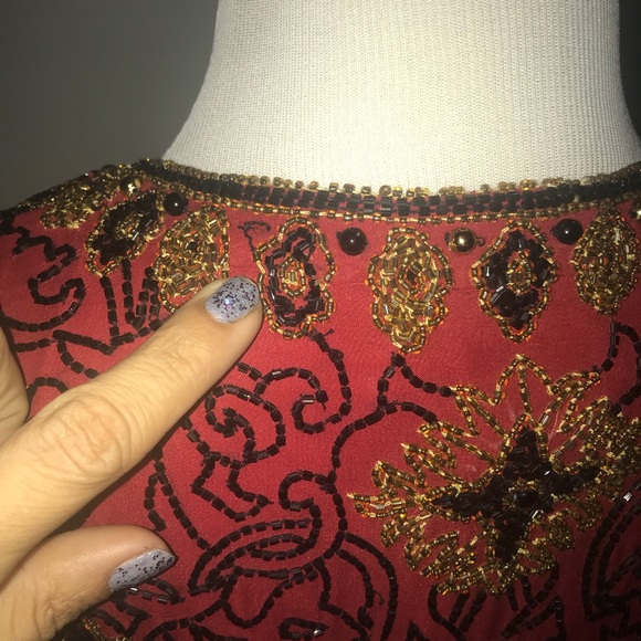 Vintage rad beaded jackets - Picture 5 of 6